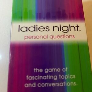 Unlisted Ladies Night Personal Questions Card Game - Green, Blue, Purple, Pink